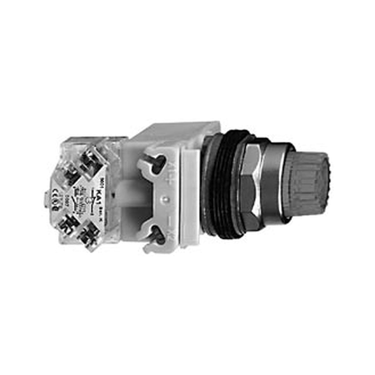 Pulsador iluminado rasante LED 220 V serie 9001